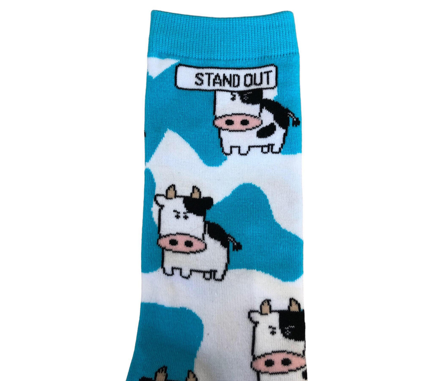 Stand Out Socks Cow Print Animal Print Socks