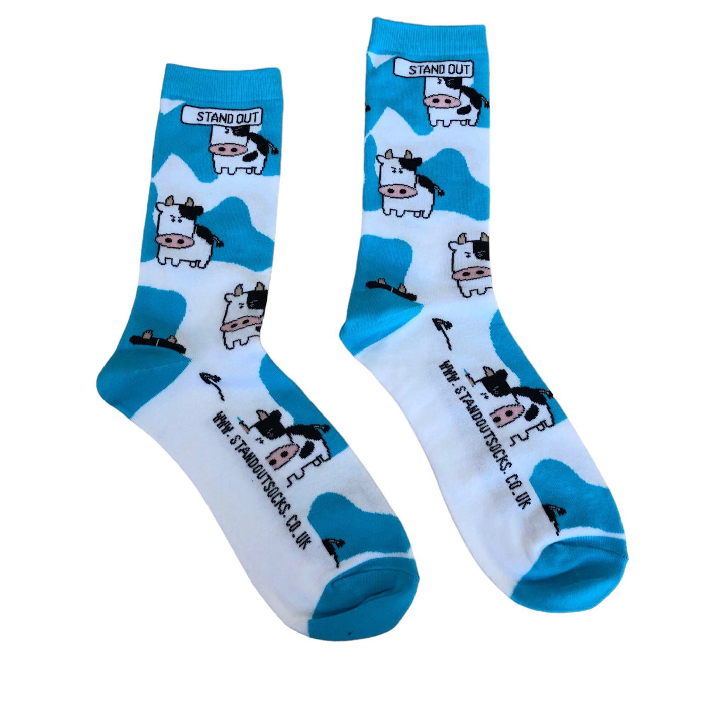 Stand Out Socks Cow Print Animal Print Socks