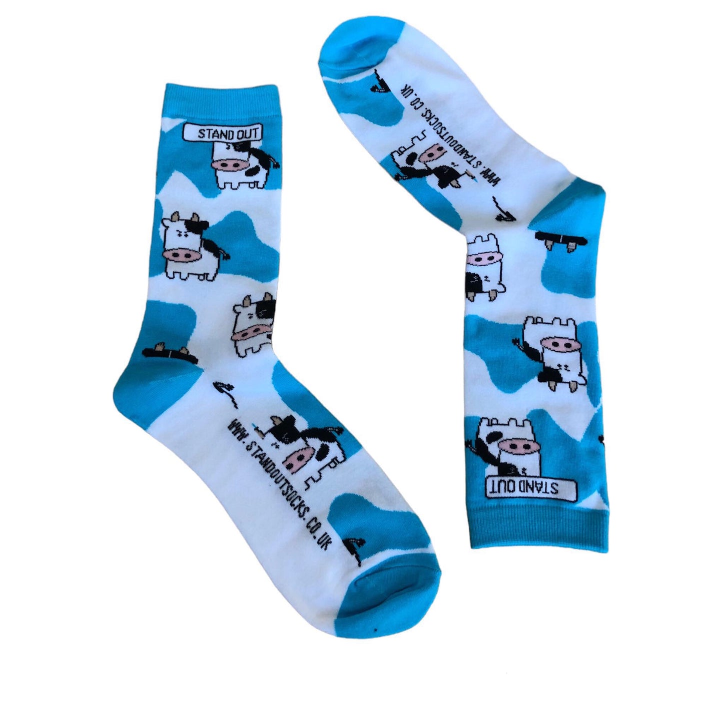 Stand Out Socks Cow Print Animal Print Socks