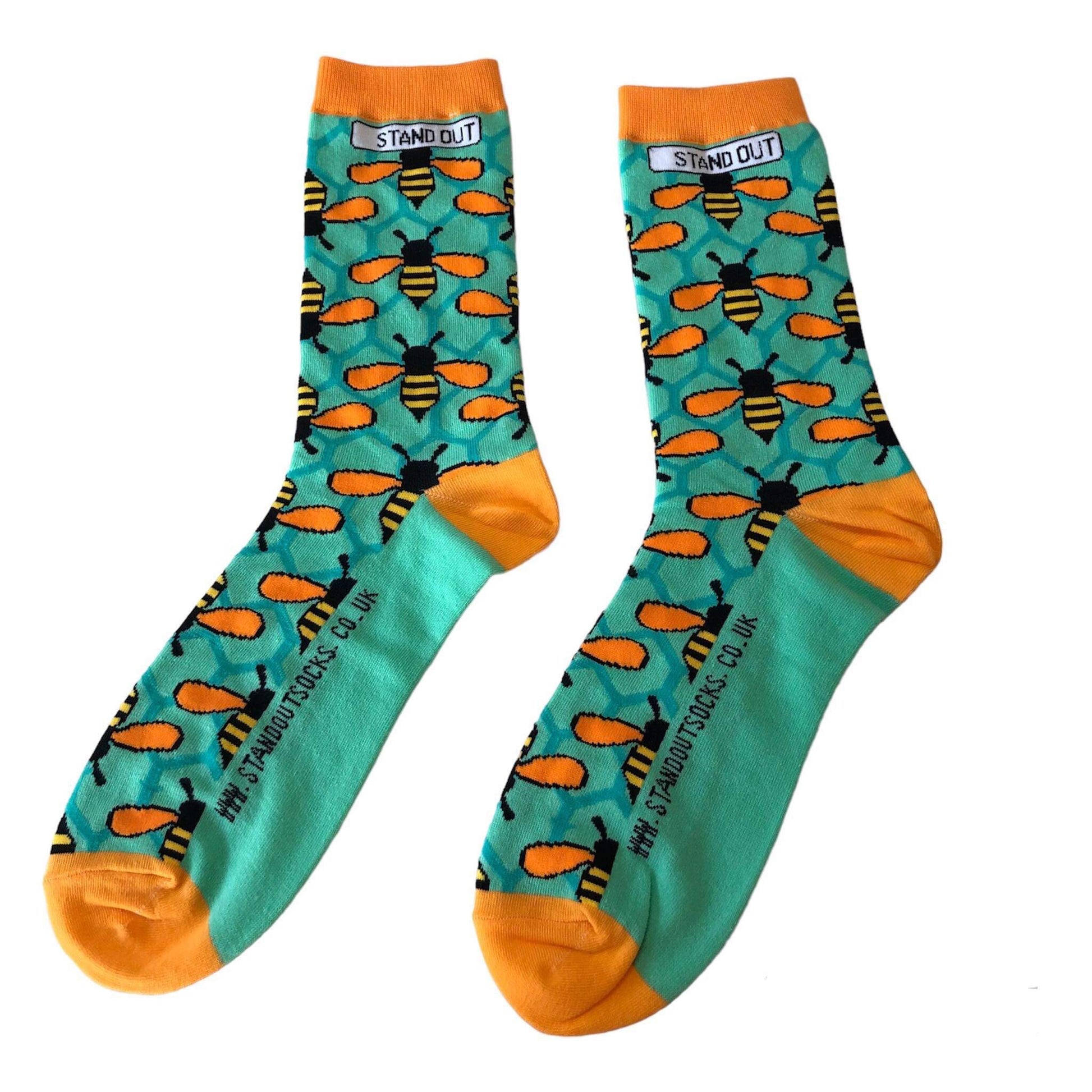 Stand Out Manchester Bee Socks