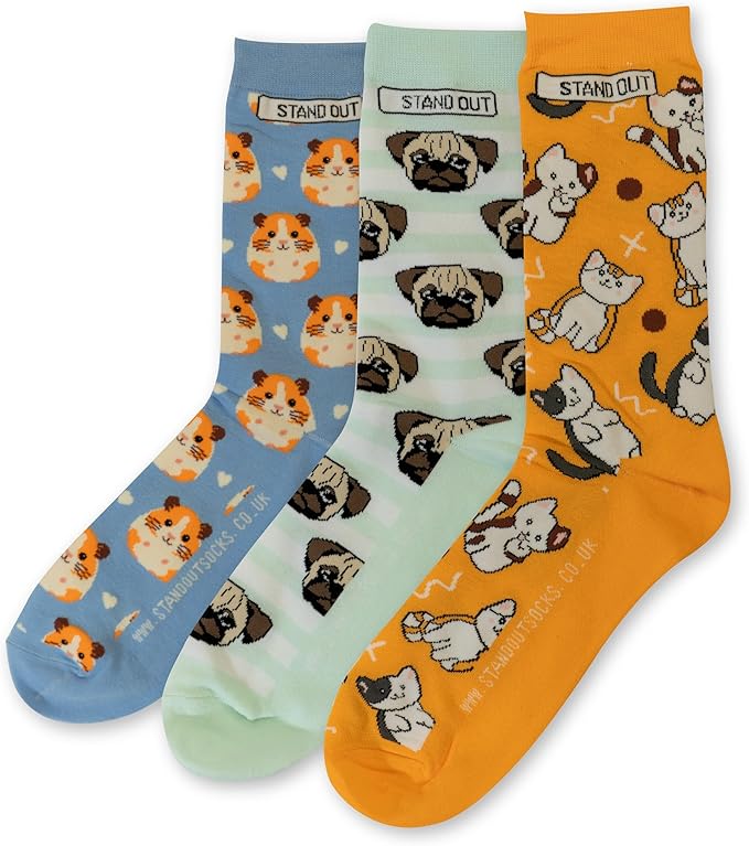 Animals Socks Box - 3 Pack