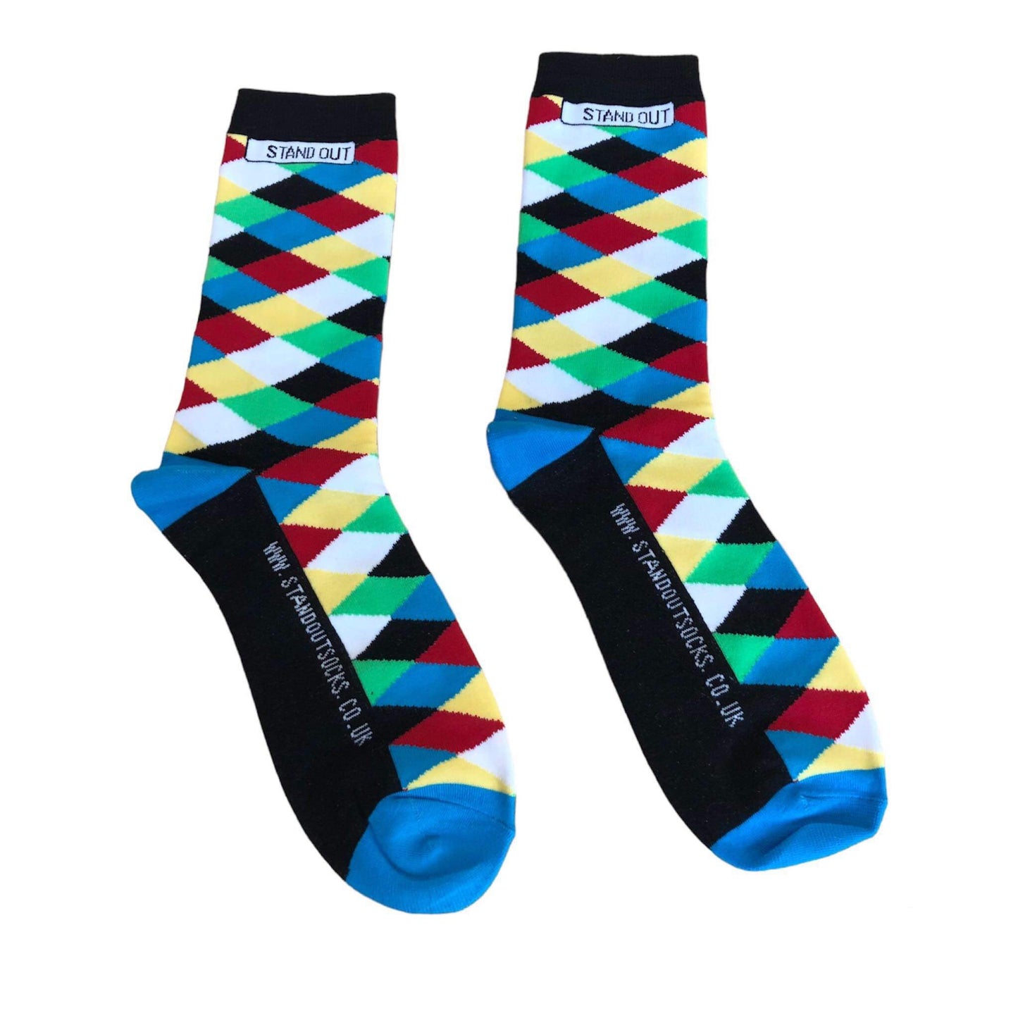 Stand Out Socks Harlequin Patterned Socks That Give back