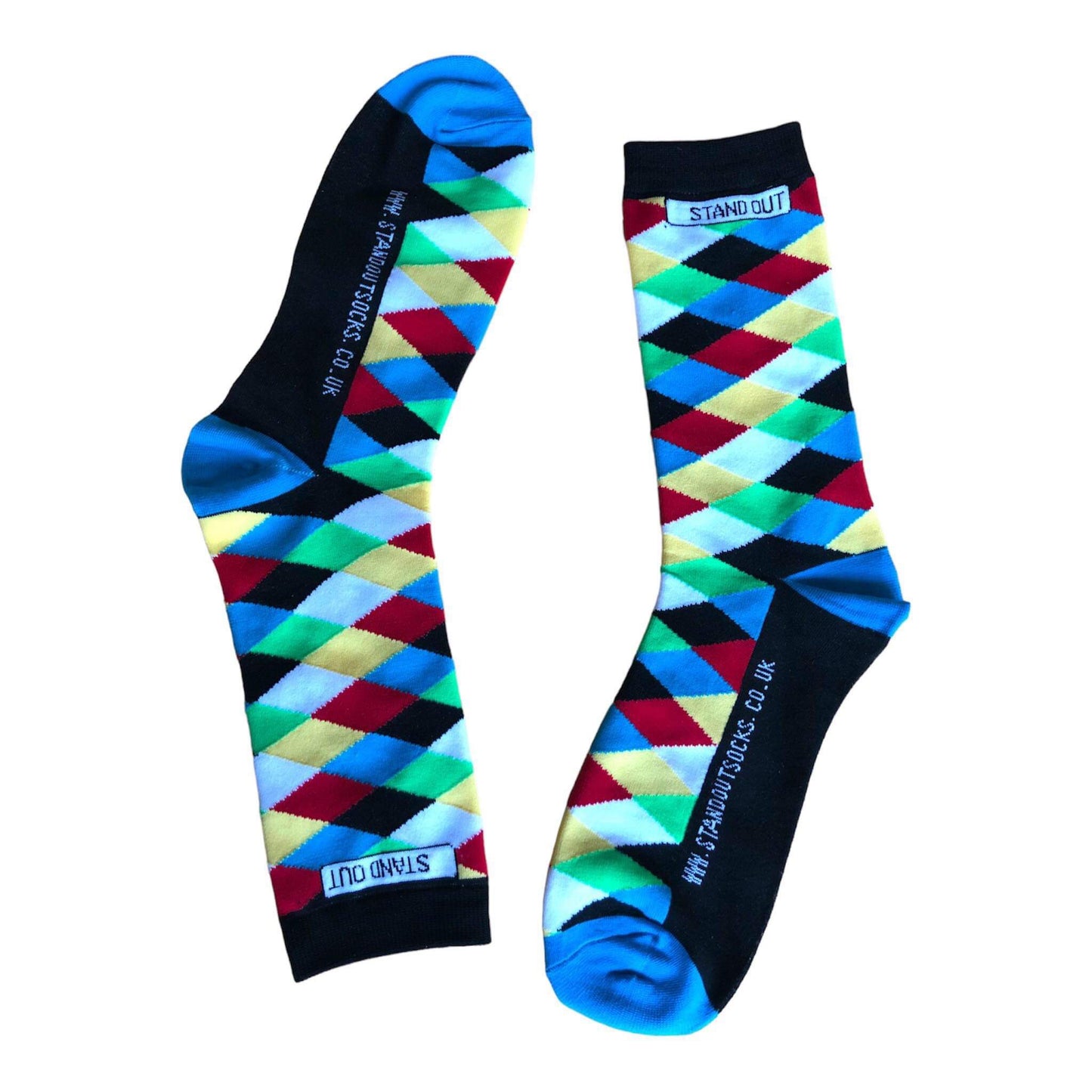 Stand Out Socks Harlequin Patterned Socks That Give back