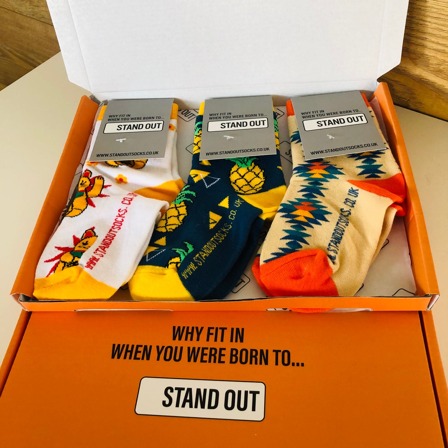 Stand Out Kids Socks Gift Box