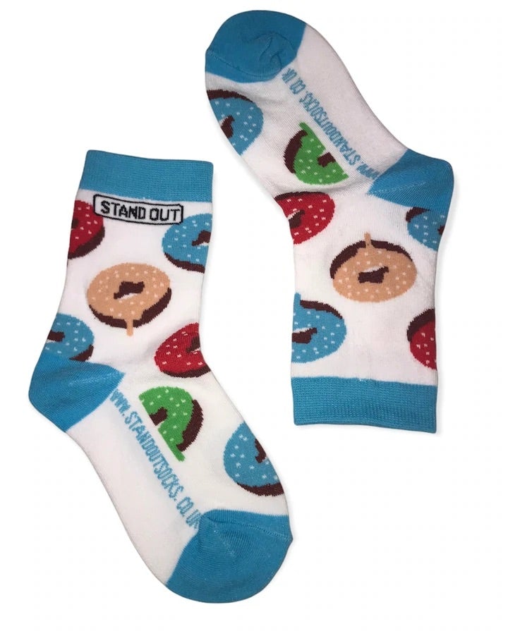 Stand Out Socks Kids Dipping Donut Socks