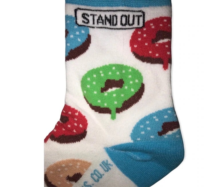 Stand Out Socks Kids Dipping Donut Socks